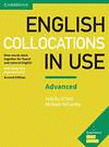 ENGLISH COLLOCATIONS IN USE ADVANCED BOOK WITH ANSWERS 2ND EDITION