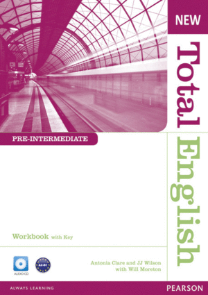 NEW TOTAL ENGLISH PRE-INTERMEDIATE WORKBOOK WITH KEY AND AUDIO CD PACK