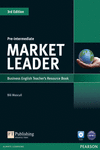 MARKET LEADER 3RD EDITION PRE-INTERMEDIATE TEACHER'S RESOURCE BO OK/TEST MASTER