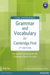 GRAMMAR & VOCABULARY FOR FCE 2ND EDITION WITH KEY + ACCESS TO LONGMAN DICTIONARI