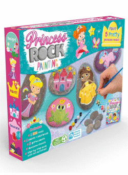 PRINCESS ROCK PAINTING