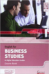 ENGLISH FOR BUSINESS COURSE BOOK +2CD