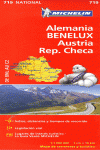 MAPA NATIONAL ALEMANIA BENELUX AUSTRIA REP. CHECA