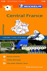 MAPA REGIONAL CENTRAL FRANCE