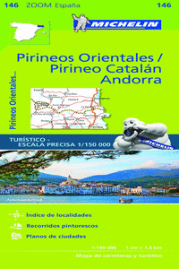 MAPA ZOOM PIRINEOS ORIENTALES / PIRINEO CATALÁN, ANDORRA
