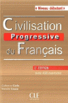 CIVILISATION PROGRESSIVE DU FRANÇAIS DEBUTANT LIVRE+CD