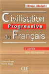 CIVILISATION PROGRESSIVE DU FRANAIS DEBUTANT LIVRE+CD