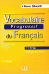 VOCABULAIRE PROGRESSIF DU FRANAIS - 2 DITION - LIVRE - CD AUDIO - NIVEAU DEBU