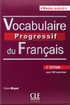 VOCABULAIRE PROGRESSIF DU FRANCAIS AVANCE LIVRE + CD AUDIO