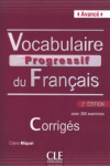 VOCABULAIRE PROGRESSIF DU FRANAIS 2 DITION - NIVEAU AVANCE - CORRIGES