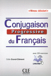 CONJUGAISON PROGRESSIVE DU FRANCAIS - LIVRE WEB - LIVRE + CD AUDIO NIVEAU DBUTA