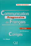CORRIGES COMMUNICATION PROGRESSIVE DU FRANCAIS NIVEAU INTERMEDIARE