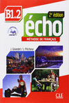 ECHO 2EME ED.B1.2 ELEVE+PORTFOLIO+DVDROM