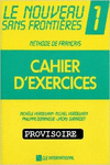 NOUVEAU SANS FRONTIERES 1.CAHIER DEXERCICES