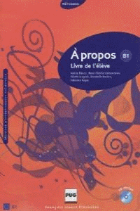 A PROPOS B1 ELEVE + CD AUDIO