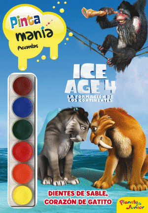 ICE AGE 4. PINTAMANA ACUARELAS