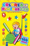 COLOREA CON N�MEROS 1-20 VERDE
