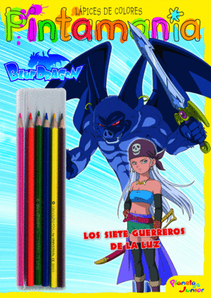 BLUE DRAGON. PINTAMAN�A L�PICES DE COLORES