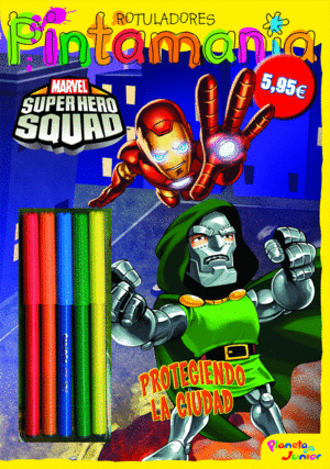 SUPER HERO SQUAD. PINTAMAN�A ROTULADORES