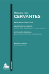 MIGUEL DE CERVANTES. ANTOLOGA