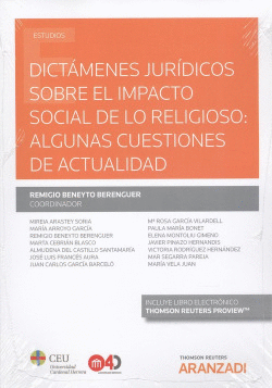 DICTMENES JURDICOS SOBRE EL IMPACTO SOCIAL DE LO RELIGIOSO: ALGUNAS CUESTIONES