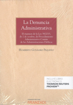 LA DENUNCIA ADMINISTRATIVA (D�O)