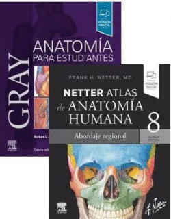 PACK ANATOMIA PARA ESTUDIANTES 4 ED ATLAS ANATOMIA HUMANA
