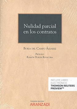 NULIDAD PARCIAL EN LOS CONTRATOS (PAPEL + E-BOOK)