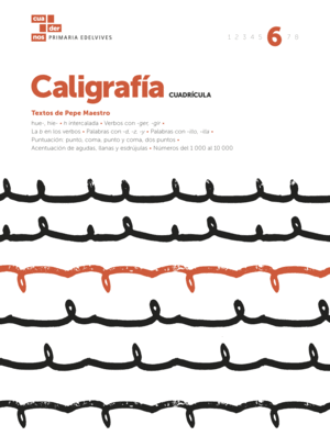 CUADERNO CALIGRAF�A 6 (CUADR�CULA)