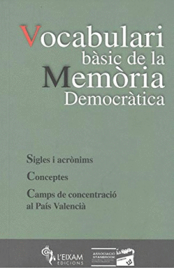 VOCABULARI BASIC DE LA MEMORIA DEMOCRATICA