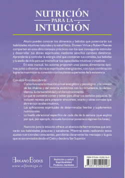 NUTRICI�N PARA LA INTUICION
