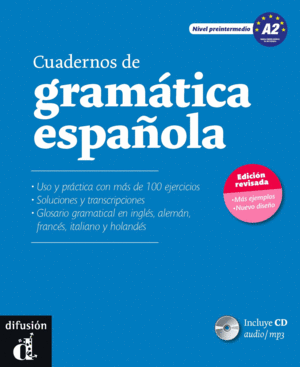 CUADERNOS DE GRAM�TICA ESPA�OLA A2 + CD AUDIO MP3 - NUEVA ED.