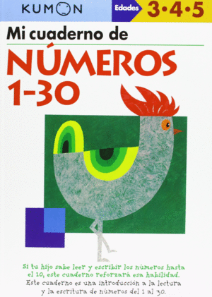 MI CUADERNO DE NMEROS 1 A 30 (EDADES 3-4-5)