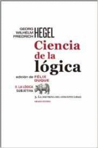 CIENCIA DE LA LGICA II. LA LGICA SUBJETIVA