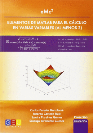 EMC2 ELEMENTOS DE MATLAB PARA EL CLCULO EN VARIAS VARIABLES