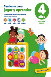 CUADERNO PARA JUGAR Y APRENDER - 4 A�OS