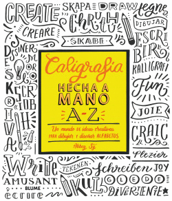 CALIGRAF�A HECHA A MANO