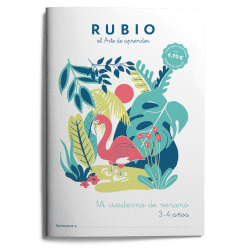 MI CUADERNO DE VERANO RUBIO 3-4 A�OS