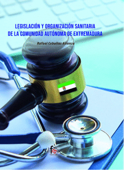 LEGISLACI�N Y ORGANIZACI�N SANITARIA
