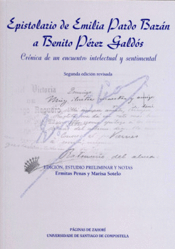 EPISTOLARIO DE EMILIA PARDO BAZ�N A BENITO P�REZ GALD�S