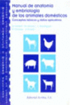 MANUAL DE ANATOM�A Y EMBRIOLOG�A DE LOS ANIMALES DOM�STICOS