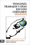 TEOGON�A. TRABAJOS Y D�AS. ESCUDO. CERTAMEN