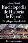 ENCICLOPEDIA DE HISTORIA DE ESPA�A (V).  DICCIONARIO TEM�TICO