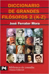 DICCIONARIO DE GRANDES FIL�SOFOS, 2 (K-Z)