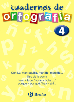 CUADERNO DE ORTOGRAFA 4