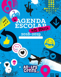 L'AGENDA ESCOLER M�S SEMADA 2018-2019