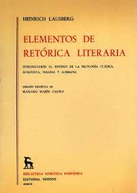 ELEMENTOS RETORICA LITERARIA