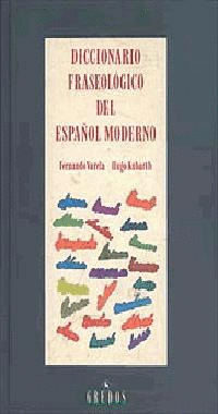 DICCIONARIO FRASEOLOGICO ESPAOL MODERNO