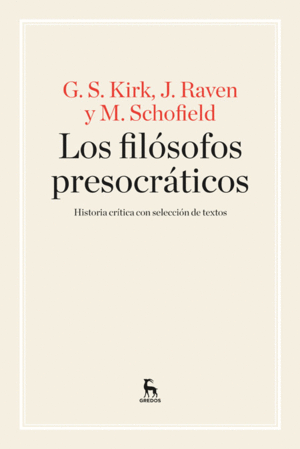 LOS FIL�SOFOS PRESOCR�TICOS