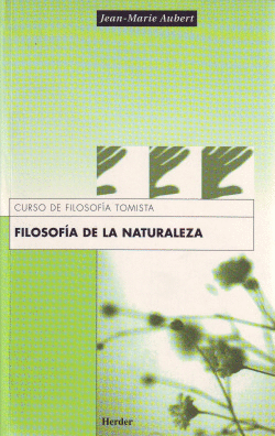 FILOSOF�A DE LA NATURALEZA